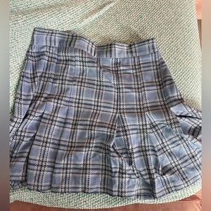 Free People Plaid Skirt